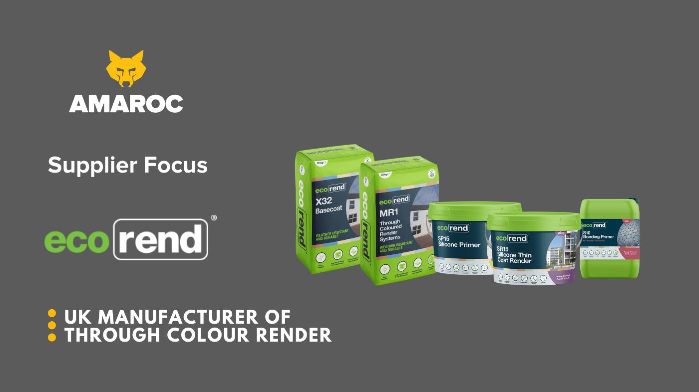 Supplier Focus - EcoRend who are they and what do they do? - Amaroc - Render & Drylining Supplies