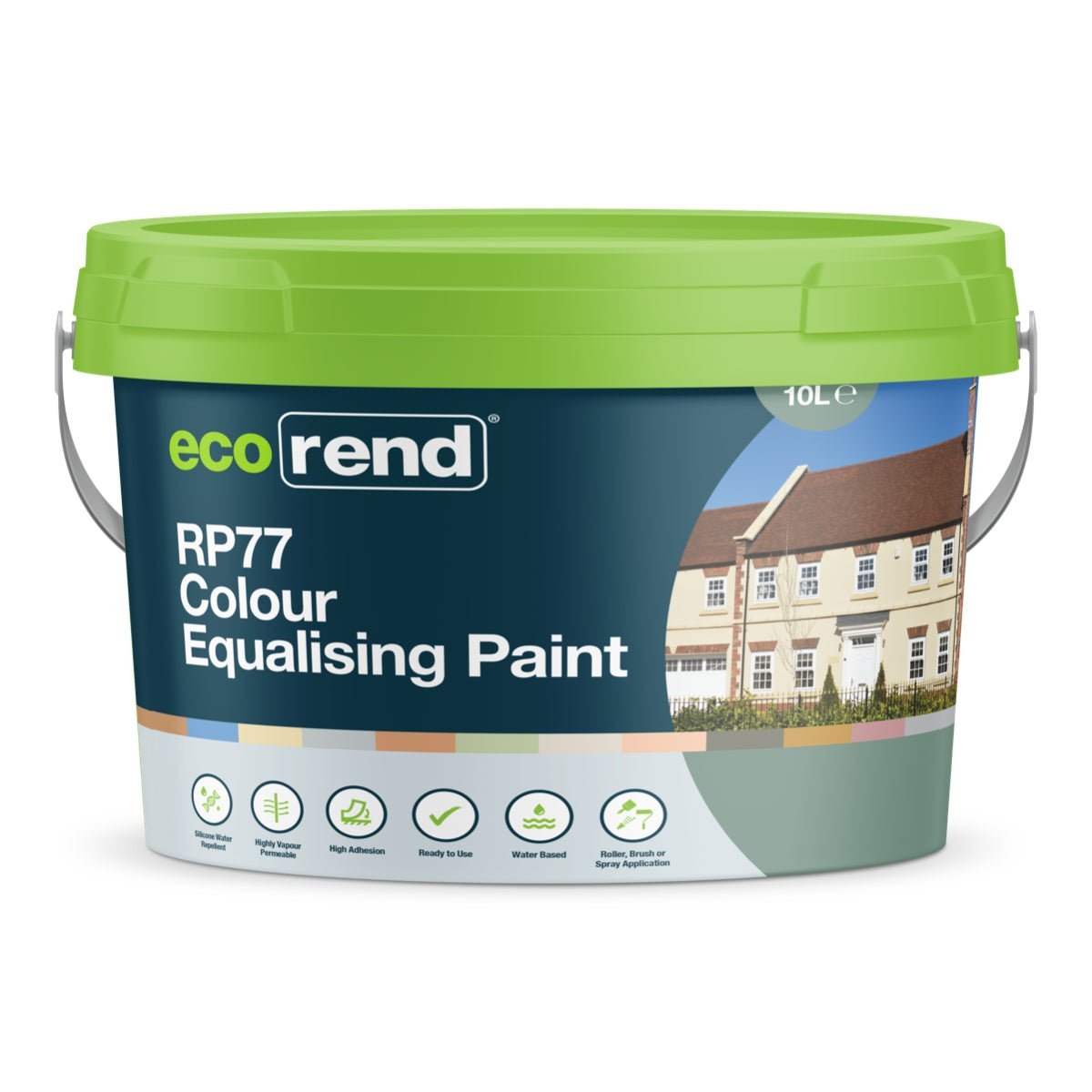 Ecorend RP77 Colour Equalising Paint - 10 ltr - Amaroc - Render & Drylining Supplies