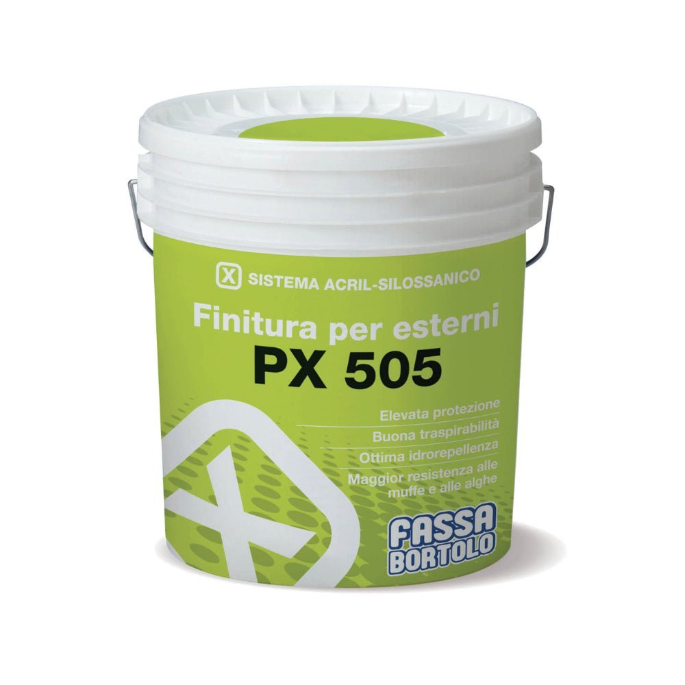 Fassa PX505 Acrylic Paint - 14 ltr - Amaroc - Render & Drylining Supplies