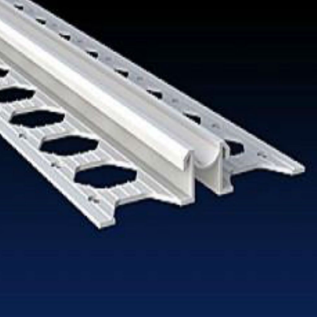 Light Grey - PVCu Render Movement Bead - 2.5 mtr - Amaroc - Render & Drylining Supplies
