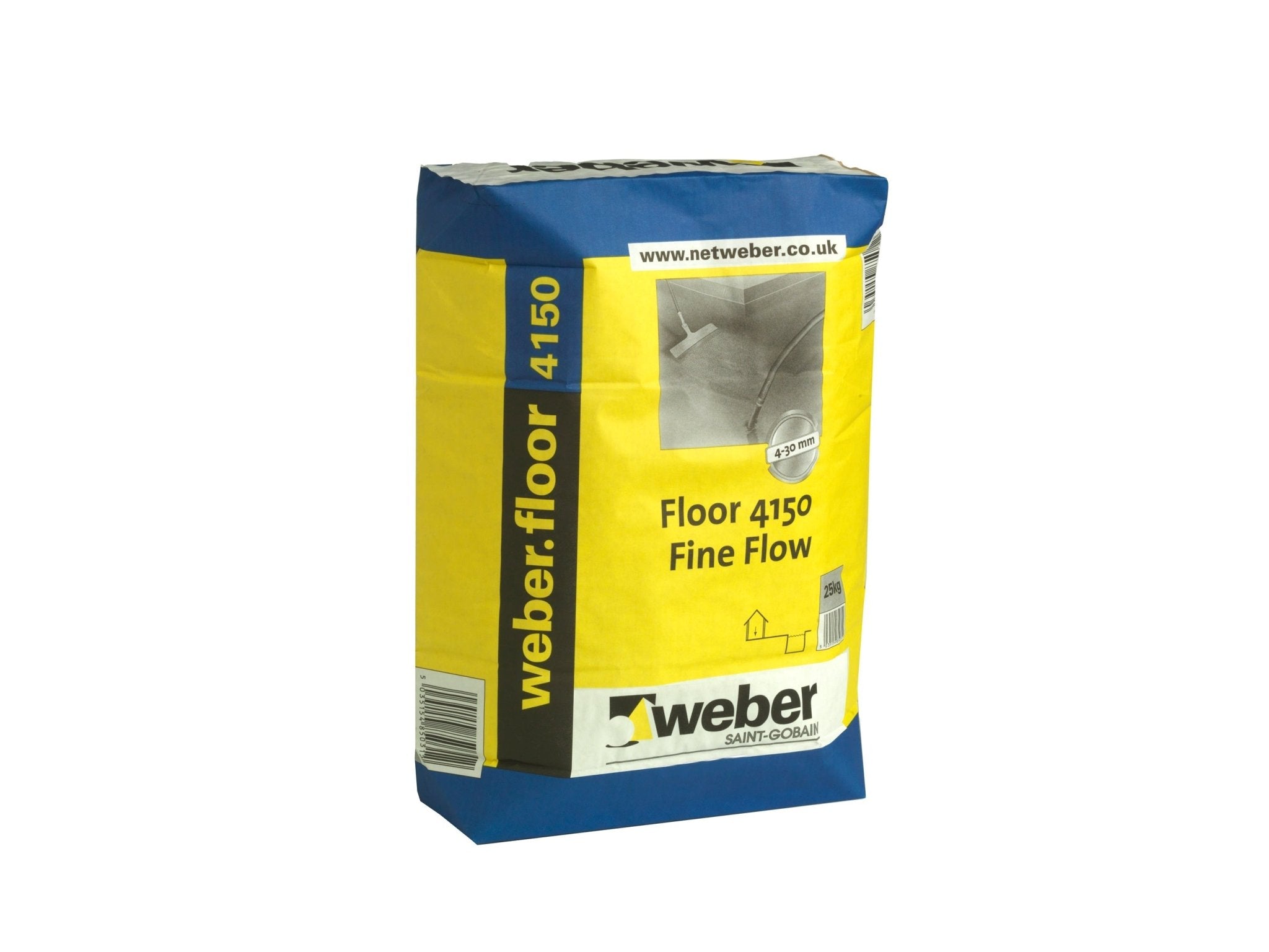 Weberfloor 4150 Fine flow - 25kg - Amaroc - Render & Drylining Supplies